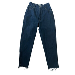 VTG.70s Sasson Jeans Womens Size 8 Retro High Waisted Mom Frayed Hem Boho